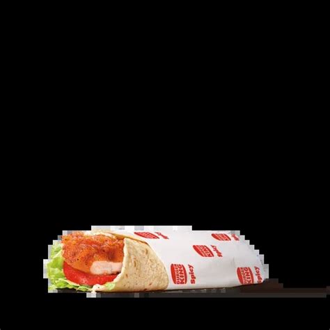 Burger King Fiery Royal Crispy Wrap Price Meals Calories