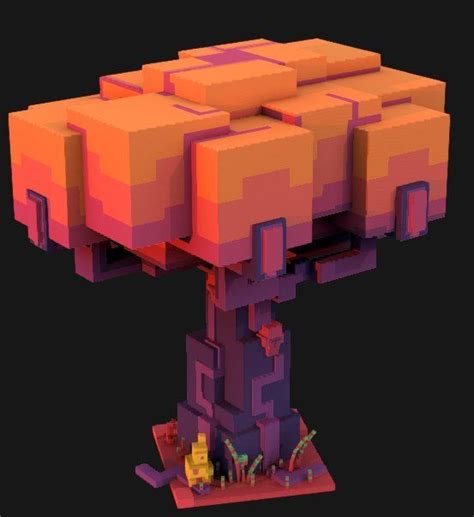 Mojang Tree Build Artwork - Horror Art Concepts Minecraft Ideas ...