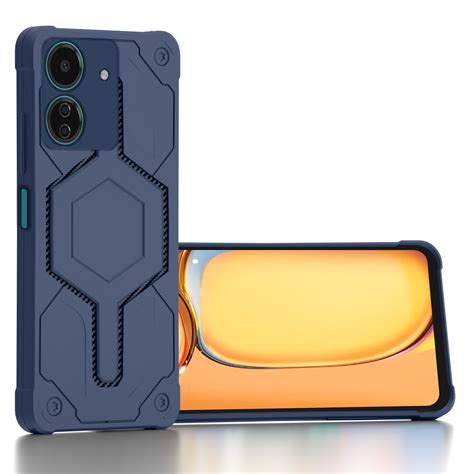 Pikkme Redmi 13C 4G Poco C65 Back Cover Hybrid Defender Series