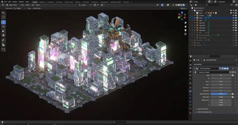 Procedural Sci-Fi City Generator - FlippedNormals