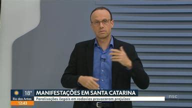 Jornal do Almoço SC Renato Igor fala sobre o impacto das