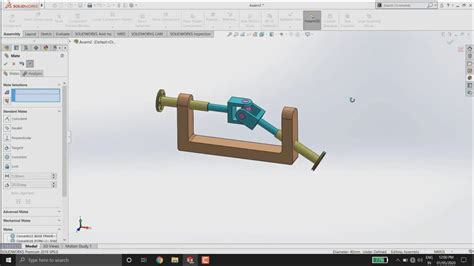 Assembly And Animation Of Universal Joint In Solidworks Youtube