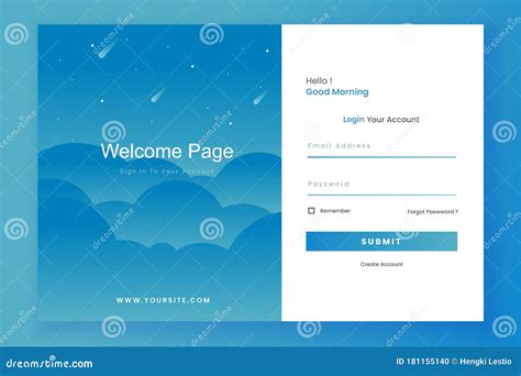 Login Page Design Template