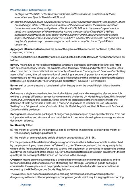 Lithium Battery Guidance Document Pdf