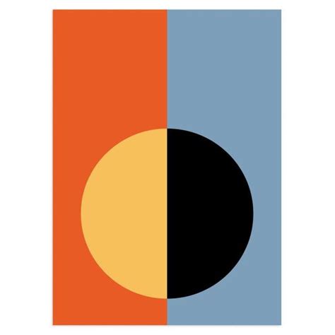 circle  parallel shapes poster