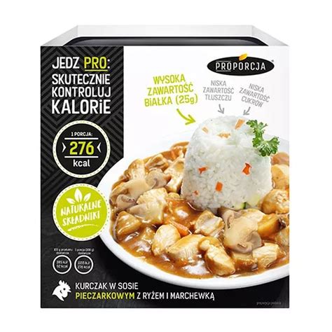 Kurczak w Sosie Myśliwskim z Kaszą Bulgur i Warzywami Joyfood