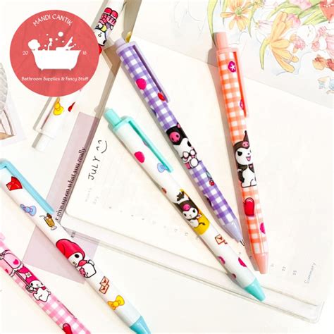 Jual PULPEN CETEK SANRIO V3 TERBARU ALAT ALAT SEKOLAH AESTHETIC COD