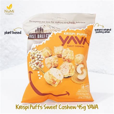 Jual 45G Sweet Cashews Krispi Puffs YAVA Di Lapak NUMI Center Bukalapak