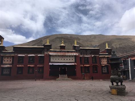 Sakya Monastery in Tibet, China. Stock Image - Image of candle, burn: 117236521