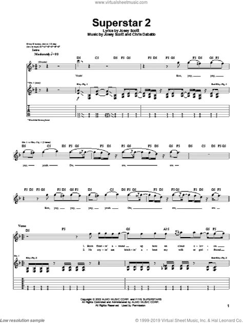 Saliva Sheet Music To Download And Print