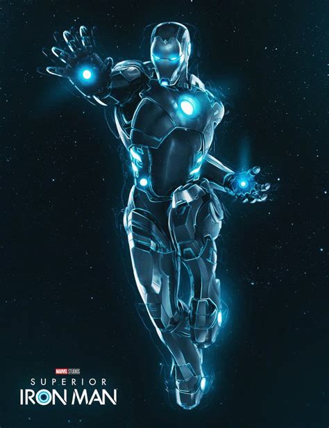 Superior Iron Man By Ehnony Marvel Comic Universe Marvel Dc Comics