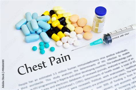 Drugs for chest pain treatment Stock Photo | Adobe Stock