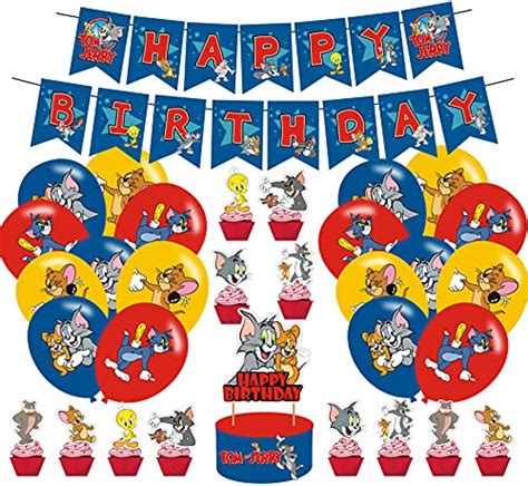 Buy Tom and Jerry Party Supplies for Birthday Party Tom and Jerry Theme ...