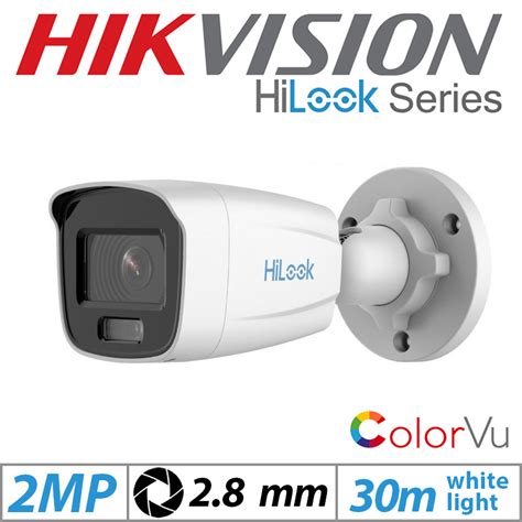 2MP HIKVISION COLORVU FIXED BULLET 30M IR IP POE NETWORK CAMERA IPC