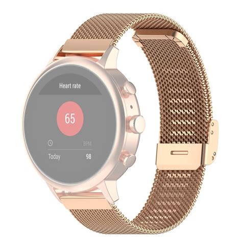 Bandje Voor Garmin Venu 2S Vivoactive 3S Vivoactive 4S Rosegoud