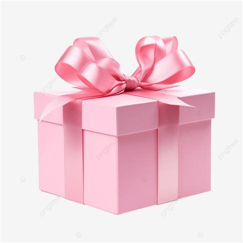 Caja De Regalo Con Cinta Rosa Png Regalo Caja Rosado Png Imagen