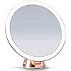 Fancii Miroir Grossissant X Lumineux Led Rechargeable Avec R Glages