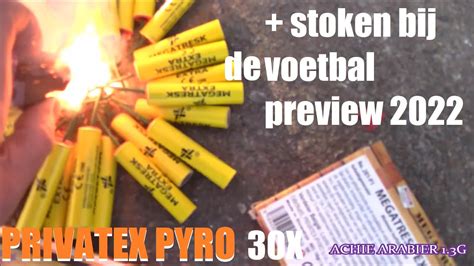 X Mega Tresk Vuurwerk Bij De Voetbal Preview Feuerwerk