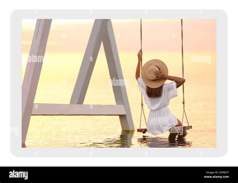 Swing Over Water Cut Out Stock Images Pictures Alamy