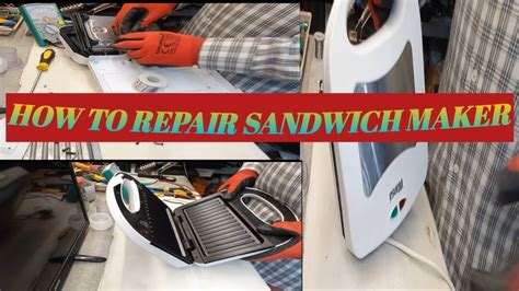 How To Repair Sandwich Maker How To Fix Problem Of No Heating How To