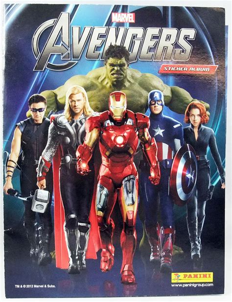 Marvel S Avengers Album Collecteur De Vignettes Panini 2012 Complet