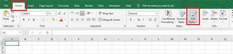 Beginners Guide How To Change Cell Styles In Excel