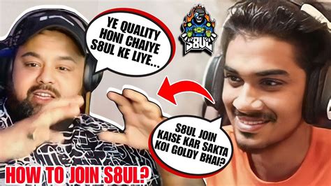 Goldy Bhai Revealed How To Join S Ul Youtube