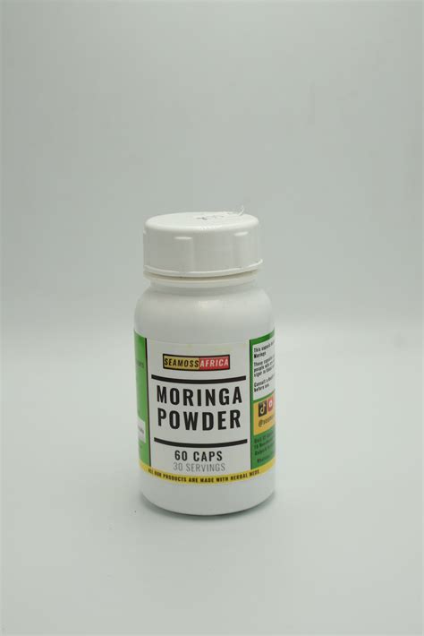 Moringa Powder Capsules – Seamoss Africa