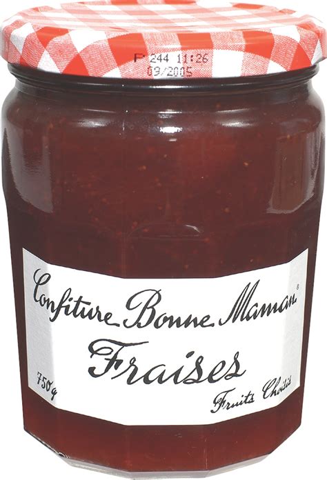 Confiture Fraises Bocal 750 G Confitures