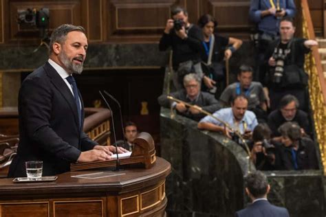 Abascal Retrata A Sánchez En La Investidura Del Golpe El único