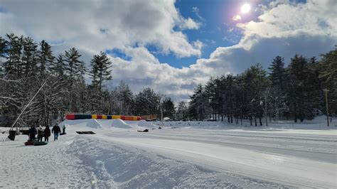 Snow Tubing At King Pine Ski Area Madison Nh Woodland Hiker