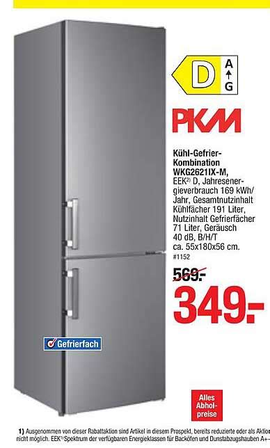 Pkm K Hl Gefrier Kombination Wkg Ix M Angebot Bei M Belpiraten