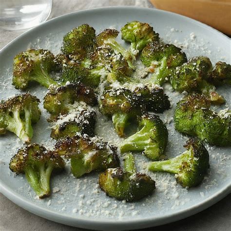 Crispy Garlic Parmesan Roasted Broccoli Recipe Julie Ann Art