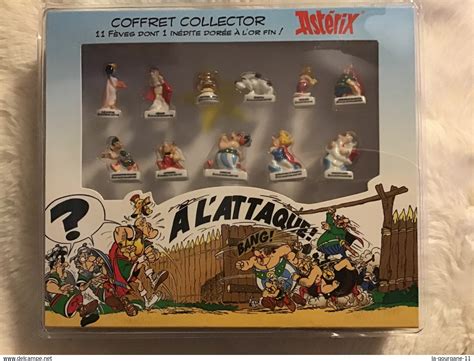 BD Rare coffret collector ASTÉRIX OBÉLIX série 11 fèves neuves En