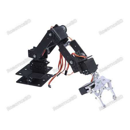 Dof Aluminium Mechanical Robotic Arm Clamp Claw Mount Robot Kit