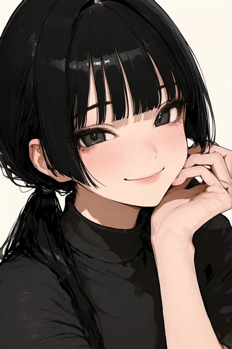 4 ponytails cut 4