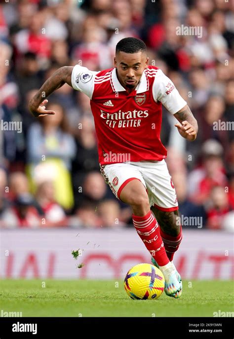 Arsenal S Gabriel Jesus During The Premier League Match At The Emirates