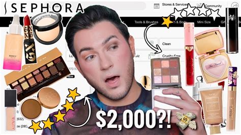 I Spent 2000 On The Best And Worst Rated Sephora Makeup Are