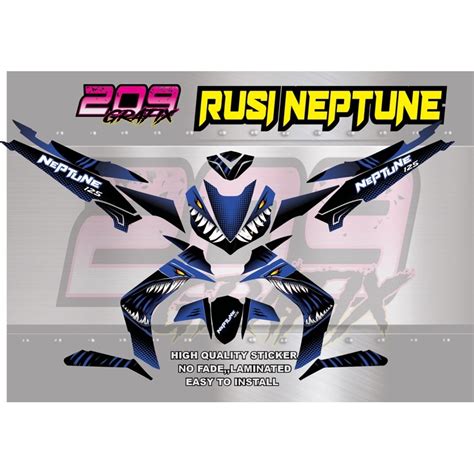 RUSI NEPTUNE FULL BODY DECALS Shopee Philippines