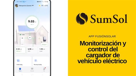 SumSol Cómo monitorizar y controlar la carga del vehículo eléctrico