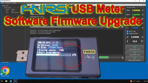 How To Frimware Upgrade Fnirsi Usb Tester Meters Fnb Fnb S Fnb