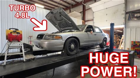 My Turbo Ls Crown Vic Hits The Dyno L Gets All The Boost Huge