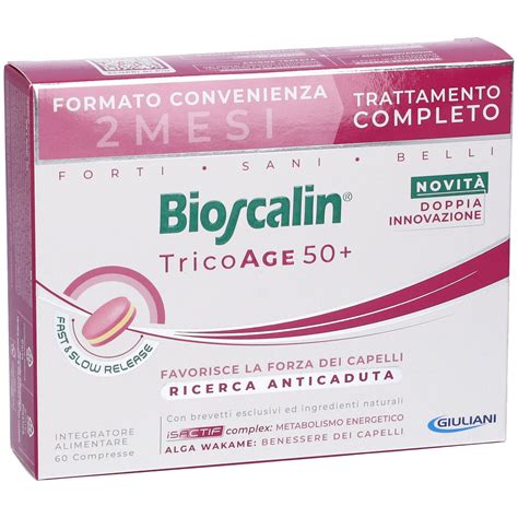 Bioscalin TricoAge 50 Formato 2 Mesi 60 Compresse 51 G Redcare