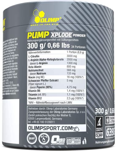 Olimp Nutrition Pump Xplode Powder G