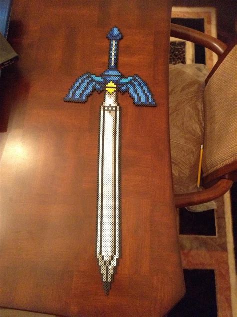 Legend Of Zelda Master Sword Perler Beads By Chizzylizzy On Deviantart