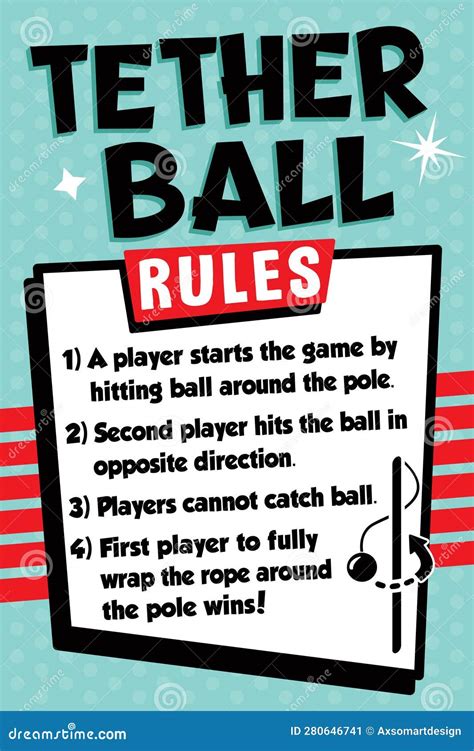 Tetherball Rules Sign, Recess Poster, School Playground and Park ...