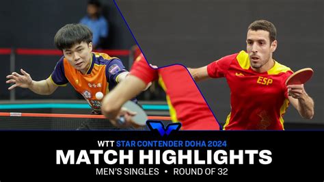 Alvaro Robles Vs Lin Yun Ju Ms R Wtt Star Contender Doha