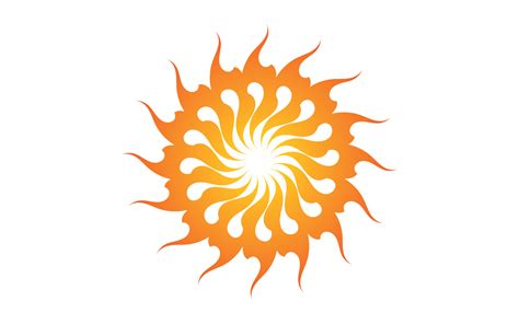 Sun Logo And Symbol Landscape Vector V2 Templatemonster