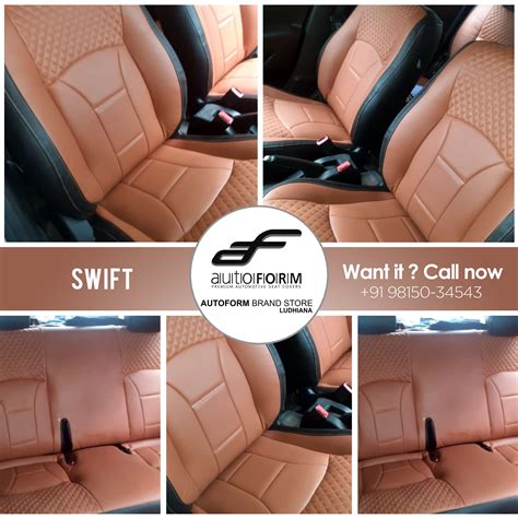 Suzuki Swift Drive The Swift In Tan Black Color Combination Interior Nappa Series From