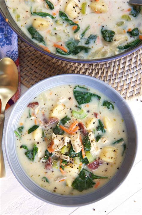 Chicken Gnocchi Soup - The Suburban Soapbox